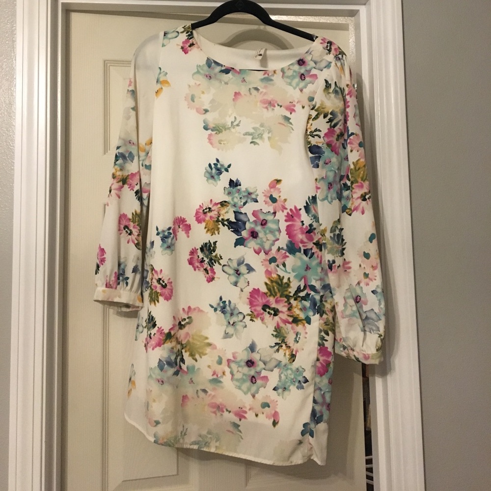 Floral sheath dress